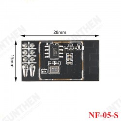 2.4G Wireless Module Ci24R1 Chip SPI Interface PCB Onboard Antenna NF-05 NF-05-S Board 2.4G Wireless Module Ci24R1 Chip SPI Interface PCB Onboard Antenna NF-05 NF-05-S Board