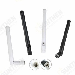 2.4GHz White/Black Inner Hole / Inner Needle Wireless WIFI Antenna SMA Antenna 2.4G Folding Glue Stick 3dBi for AP Router 2.4GHz White/Black Inner Hole / Inner Needle Wireless WIFI Antenna SMA Antenna 2.4G Folding Glue Stick 3dBi for AP Router