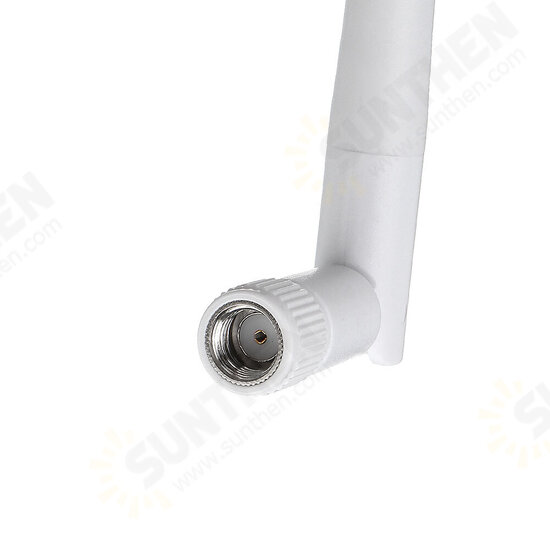 2.4GHz White/Black Inner Hole / Inner Needle Wireless WIFI Antenna SMA Antenna 2.4G Folding Glue Stick 3dBi for AP Router