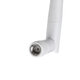 2.4GHz White/Black Inner Hole / Inner Needle Wireless WIFI Antenna SMA Antenna 2.4G Folding Glue Stick 3dBi for AP Router