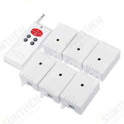315MHz AC220V Wireless Remote Control Switch 6-IN-1 Remote Control One Channel 1000m Long Distance 315MHz AC220V Wireless Remote Control Switch 6-IN-1 Remote Control One Channel 1000m Long Distance