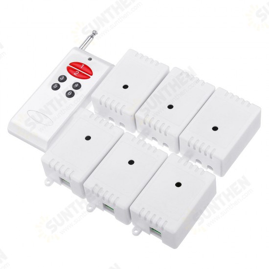 315MHz AC220V Wireless Remote Control Switch 6-IN-1 Remote Control One Channel 1000m Long Distance