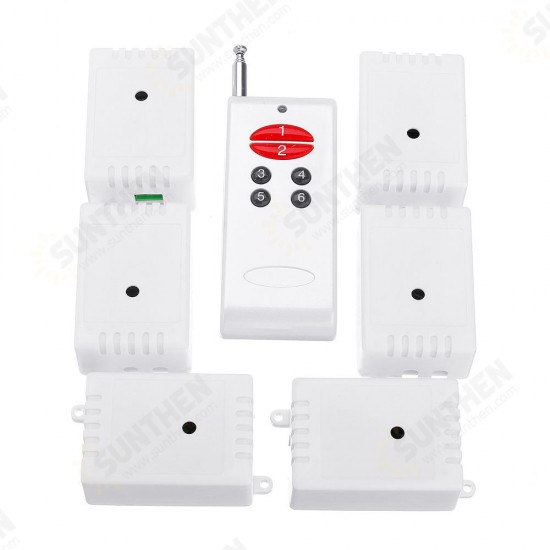 315MHz AC220V Wireless Remote Control Switch 6-IN-1 Remote Control One Channel 1000m Long Distance