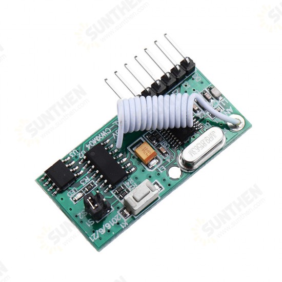 3pcs 315MHz Wireless Receiving Control Module Superheterodyne Remote Control Switch Module