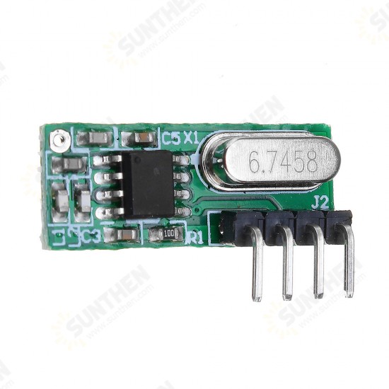 3pcs RX500A 433MHz High Sensitivity Superheterodyne Wireless Receiver Module