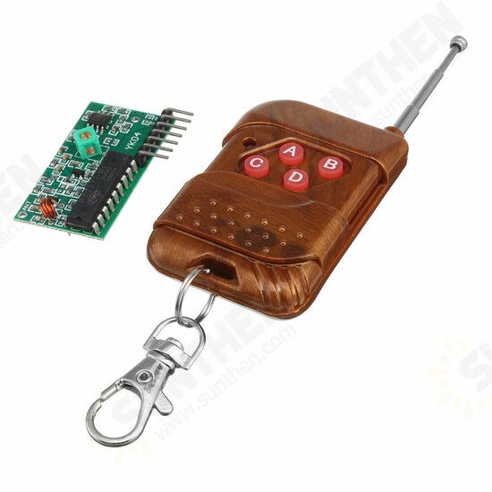 4 Channel Wireless RF Remote Control Transmitter Receiver Module