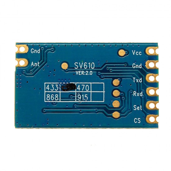 433MHz SV610 100mW TTL Interface 1400m Long Distance Wireless Serial Module