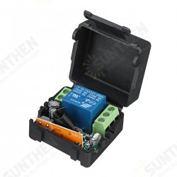 433Mhz DC12V 1CH Wireless Remote Control Switch Relay Receiver Module + 2 RF Transmitter 433Mhz DC12V 1CH Wireless Remote Control Switch Relay Receiver Module + 2 RF Transmitter