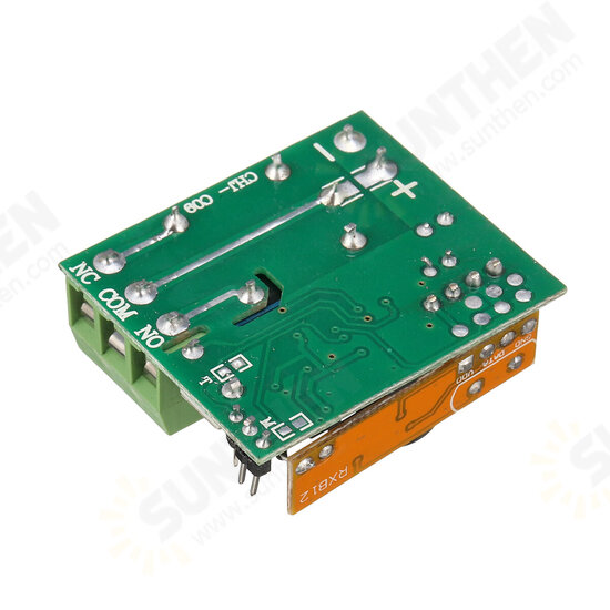 433Mhz DC12V 1CH Wireless Remote Control Switch Relay Receiver Module + 2 RF Transmitter