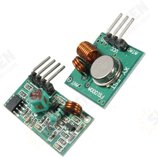 433Mhz Wireless Receiver Module RF Transmitter Kit For ARM MCU