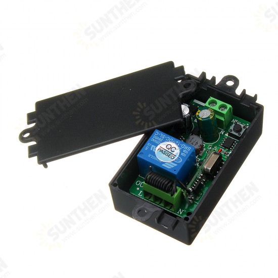 433mhz AC220V 1 Channel Wireless Remote Control Switch For Smart Home Power Supply