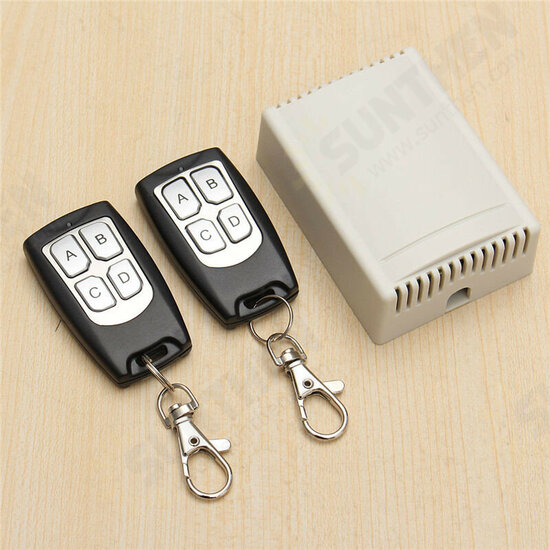 5Pcs 12V 4CH Channel 315Mhz Wireless Remote Control Switch With 2 Transimittervs