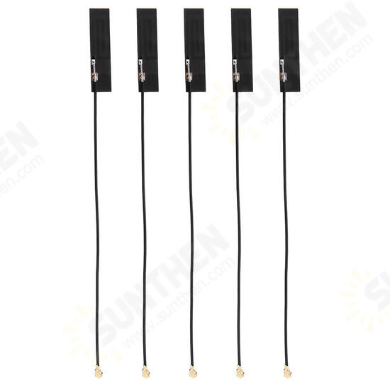 5Pcs IPEX /Welding WCDMA CDMA TD 3G GSM GPRS FPC Antenna Aerial 2dBi Built-in Antenna