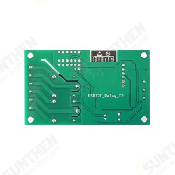 5V/8-80V Power Supply ESP8266 WIFI Dual Relay Module ESP-12F Development Board Secondary Development 5V/8-80V Power Supply ESP8266 WIFI Dual Relay Module ESP-12F Development Board Secondary Development