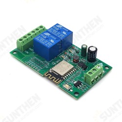 5V/8-80V Power Supply ESP8266 WIFI Dual Relay Module ESP-12F Development Board Secondary Development 5V/8-80V Power Supply ESP8266 WIFI Dual Relay Module ESP-12F Development Board Secondary Development