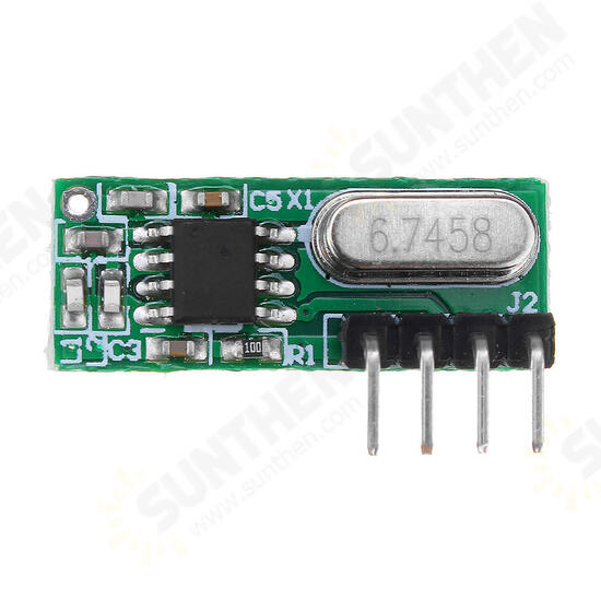 5pcs RX500A 433MHz High Sensitivity Superheterodyne Wireless Receiver Module