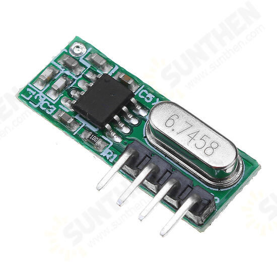 5pcs RX500A 433MHz High Sensitivity Superheterodyne Wireless Receiver Module