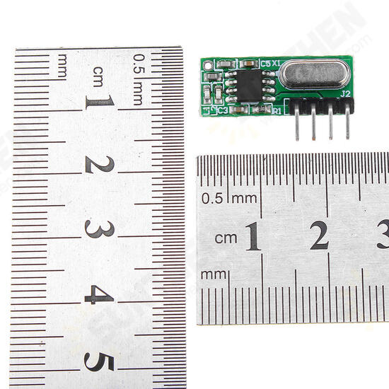 5pcs RX500A 433MHz High Sensitivity Superheterodyne Wireless Receiver Module 5pcs RX500A 433MHz High Sensitivity Superheterodyne Wireless Receiver Module