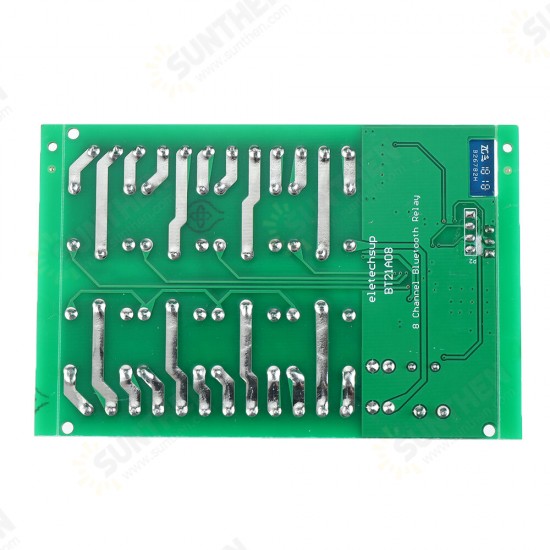 8 Channel Android Phone bluetooth Remote Control Relay Switch Module for Smart Home LED Lighting System DC 12V