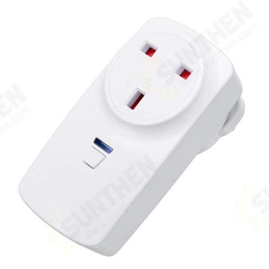 AC85V-250V Wireless Remote Control Socket UK Standard Socket with Smart Remote Controller