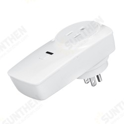 AC85V-250V Wireless Remote Control Socket US Standard Socket with Sticker Circular Remote Controller AC85V-250V Wireless Remote Control Socket US Standard Socket with Sticker Circular Remote Controller