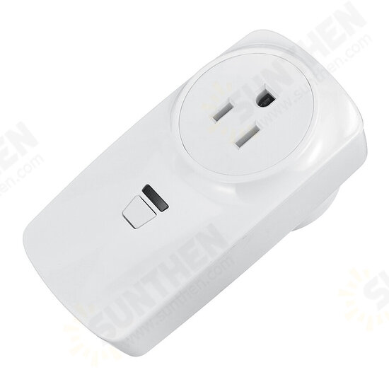 AC85V-250V Wireless Remote Control Socket US Standard Socket with Sticker Circular Remote Controller