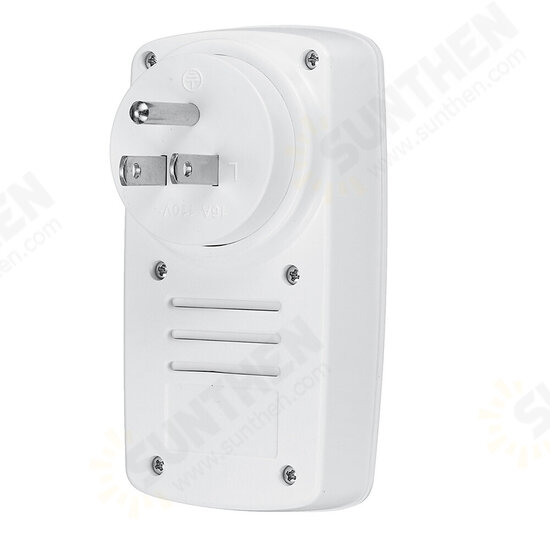 AC85V-250V Wireless Remote Control Socket US Standard Socket with Sticker Circular Remote Controller