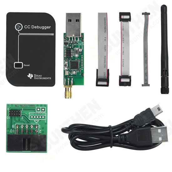 CC2531 Emulator CC-Debugger USB Programmer CC2540 CC2531 Sniffer with antenna Bluetooth Module Connector Downloader Cable