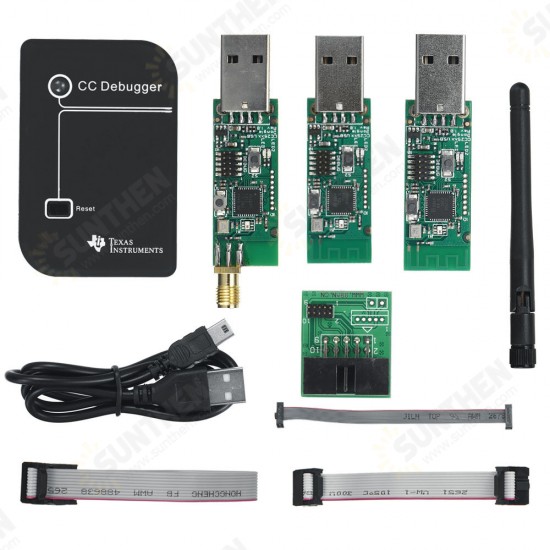 CC2531 Emulator CC-Debugger USB Programmer CC2540 CC2531 Sniffer with antenna Bluetooth Module Connector Downloader Cable