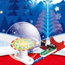 Christmas Tree DIY Toys Kids Electronics Blocks Educational Snap Circuit Kit Discovery Science Christmas Tree DIY Toys Kids Electronics Blocks Educational Snap Circuit Kit Discovery Science