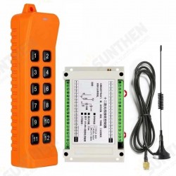DC12V 24V 36V 868MHz 12 Channel Wireless Controller Bridge Crane System Receiver 868Mhz Remote Control DC12V 24V 36V 868MHz 12 Channel Wireless Controller Bridge Crane System Receiver 868Mhz Remote Control