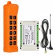 DC12V 24V 36V 868MHz 12 Channel Wireless Controller Bridge Crane System Receiver 868Mhz Remote Control