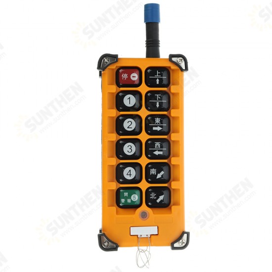 DC24V 12 Channel 220V Wireless Receiving Controller Remote Control Switch with Industrial Large Handle Remote Control