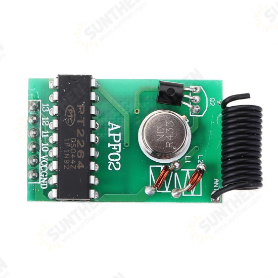 DC3-9V 315MHz/433MHZ Wireless Receiver Module High Power RF Wireless Transmission Receiving Board