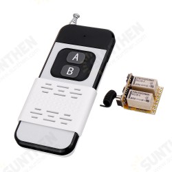 DC3.7V/5V/12V 315MHz Wide Voltage 2 Way Remote Control Switch Miniature Universal Learning Code Support for Light Strips Motor DC3.7V/5V/12V 315MHz Wide Voltage 2 Way Remote Control Switch Miniature Universal Learning Code Support for Light Strips Motor