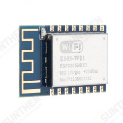 E103-W01 WIFI ESP8266EX 2.4GHz 100mW PCB Antenna IoT UHF Wireless Transceiver ESP8266 Transmitter and Receiver RF Module E103-W01 WIFI ESP8266EX 2.4GHz 100mW PCB Antenna IoT UHF Wireless Transceiver ESP8266 Transmitter and Receiver RF Module