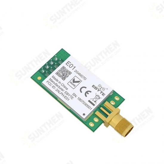 E01-2G4M27D nRF24L01P Wireless RF Transceiver 27dBm SPI 2.4GHz Data Transmission Transmitter Module