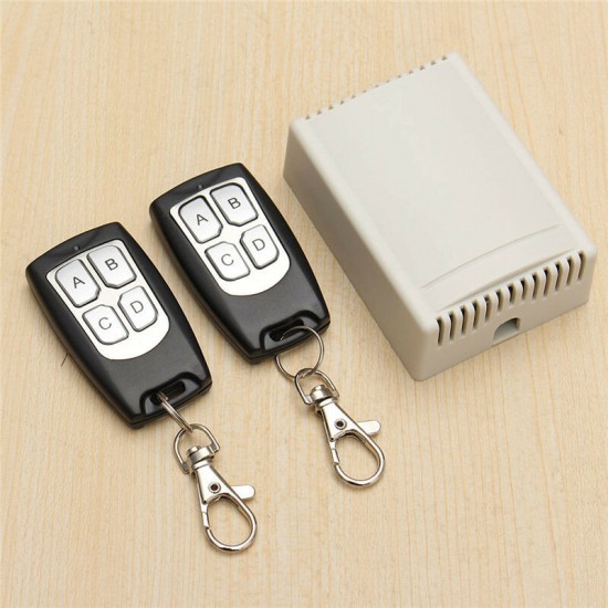 12V 4CH Channel 315Mhz Wireless Remote Control Switch With 2 Transimitter