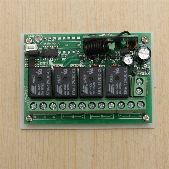 12V 4CH Channel 315Mhz Wireless Remote Control Switch With 2 Transimitter