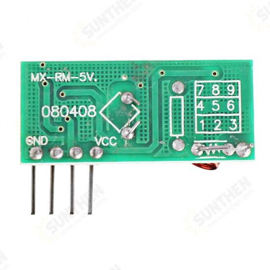 433Mhz RF Decoder Transmitter With Receiver Module Kit For ARM MCU Wireless for Arduino - products that work with official Arduino boards