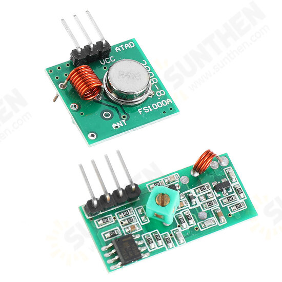 433Mhz RF Decoder Transmitter With Receiver Module Kit For ARM MCU Wireless for Arduino - products that work with official Arduino boards