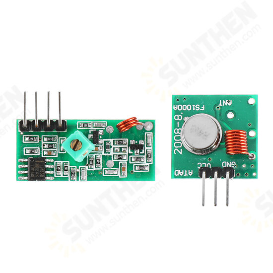 433Mhz RF Decoder Transmitter With Receiver Module Kit For ARM MCU Wireless for Arduino - products that work with official Arduino boards