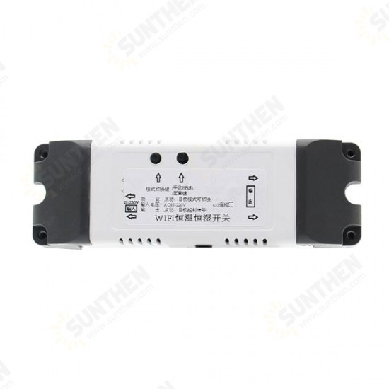 AC 85V-220V Temperature And Humidity Modification Part Smart Wireless WIFI Switch App Control With Sensor