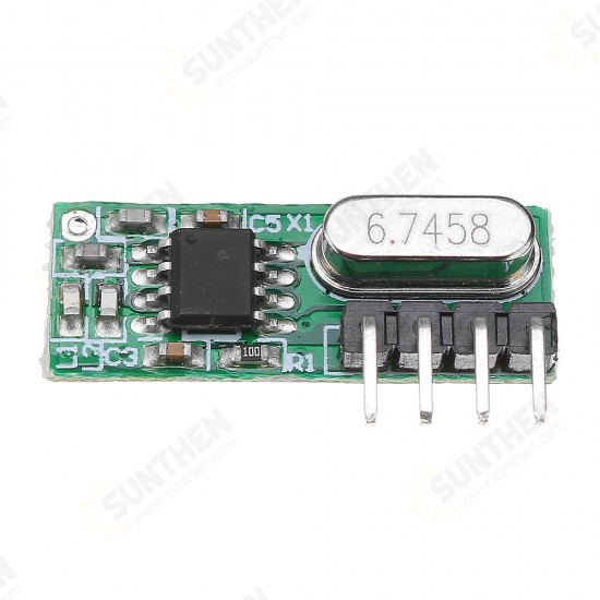 RX500A 433MHz High Sensitivity Superheterodyne Wireless Receiver Module RX500A 433MHz High Sensitivity Superheterodyne Wireless Receiver Module