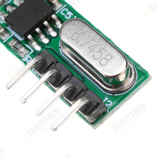 RX500A 433MHz High Sensitivity Superheterodyne Wireless Receiver Module RX500A 433MHz High Sensitivity Superheterodyne Wireless Receiver Module