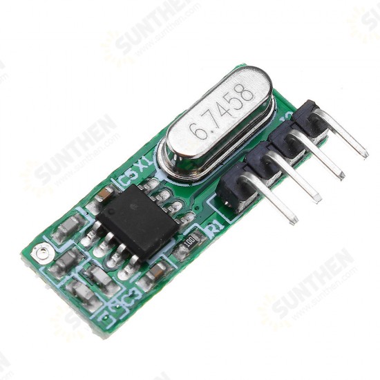 RX500A 433MHz High Sensitivity Superheterodyne Wireless Receiver Module RX500A 433MHz High Sensitivity Superheterodyne Wireless Receiver Module