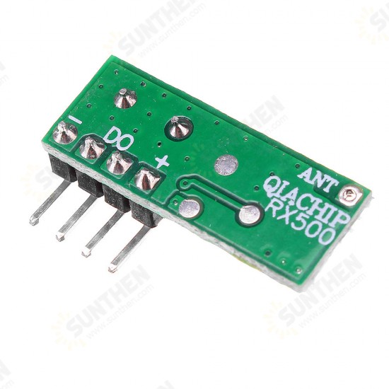 RX500A 433MHz High Sensitivity Superheterodyne Wireless Receiver Module RX500A 433MHz High Sensitivity Superheterodyne Wireless Receiver Module