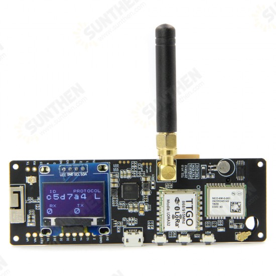 ESP32 433/868/915/923Mhz V1.1 WiFi Wireless bluetooth Module GPS NEO-6M SMA LORA32 18650 Battery Holder With OLED