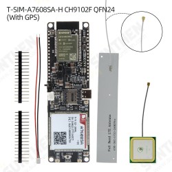 T-A7608SA-H T-A7608E-H ESP32 SIM LTE Network GPS Antenna ESP32-WROVER-E Wireless Module WiFi Bluetooth Development Board T-A7608SA-H T-A7608E-H ESP32 SIM LTE Network GPS Antenna ESP32-WROVER-E Wireless Module WiFi Bluetooth Development Board