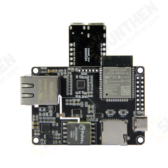 T-Internet-POE ESP32-WROOM LAN8720A Chip Ethernet Adapter And Downloader Expansion Board Programmable Hardware